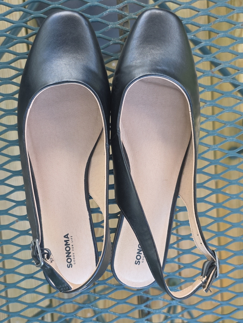 Sonoma Black Slingback Ballet Flats